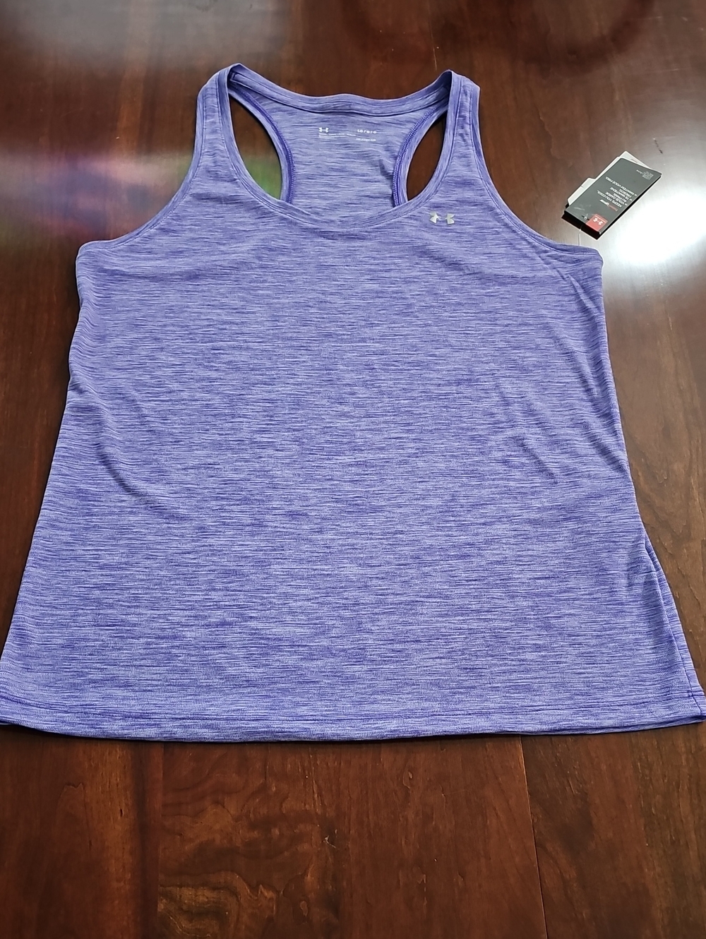 Under Armour Women’s Heather Lavender Racerback Tank Top
